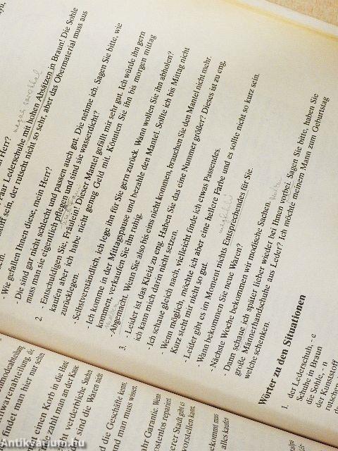 Társalgás, szituációk, képleírások