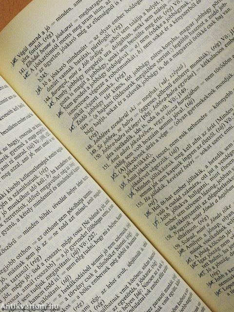 Magyar szólások és közmondások