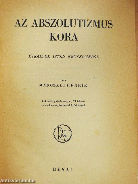 Az abszolutizmus kora