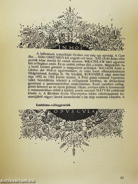 Képek a Corviniana világáról