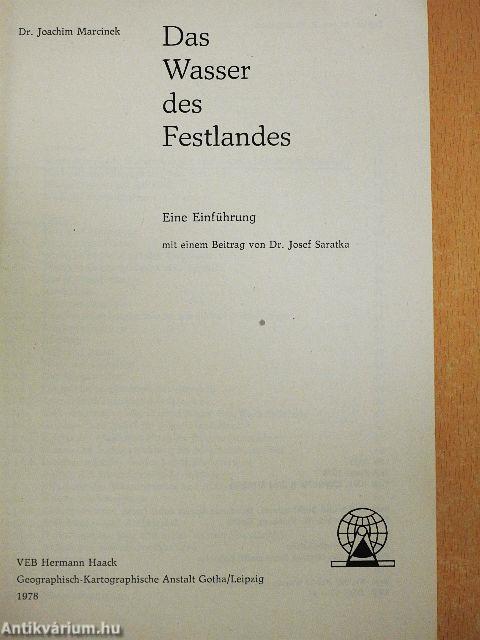 Das Wasser des Festlandes