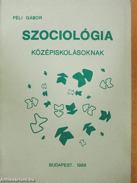 Szociológia középiskolásoknak