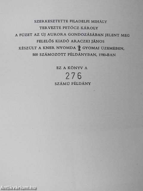 Tudományos disputa (számozott, dedikált példány)