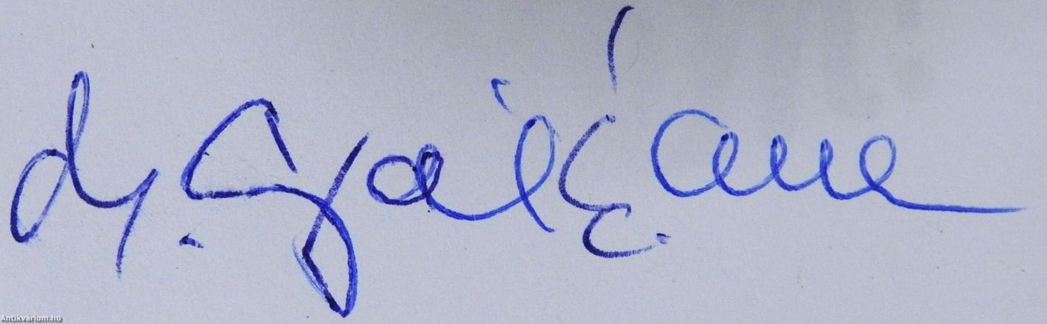 Aludj velem! (dedikált példány)