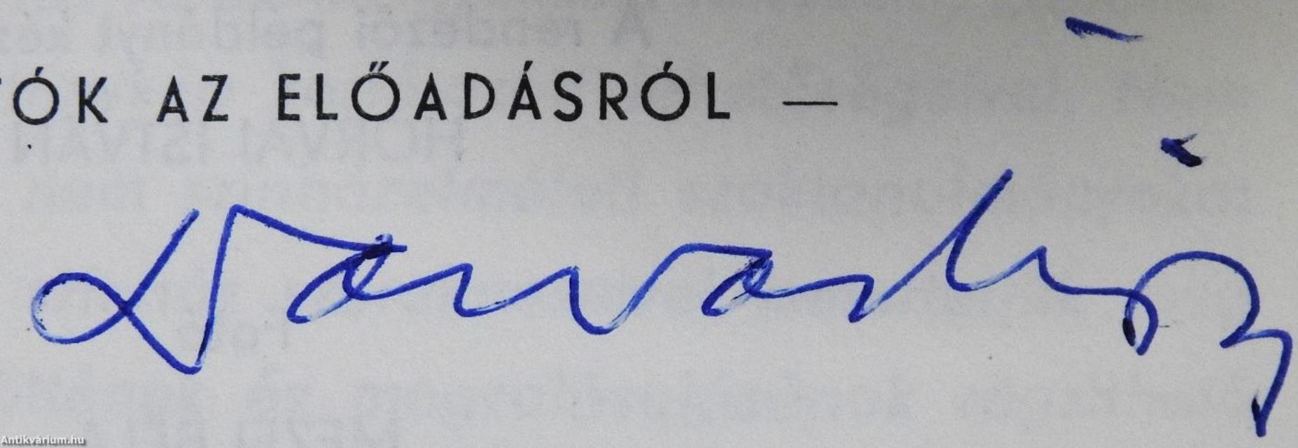 Egy őrült naplója (dedikált példány)