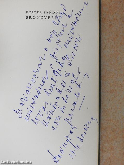 Bronzveret (dedikált példány)