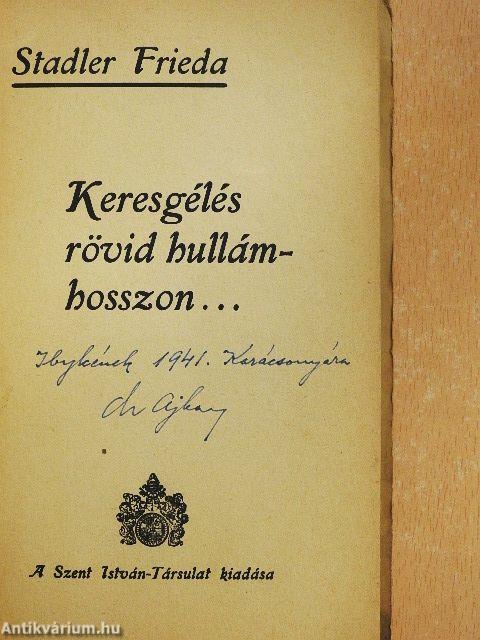 Keresgélés rövid hullámhosszon...