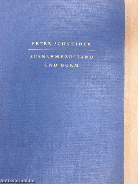 Ausnahmezustand und Norm