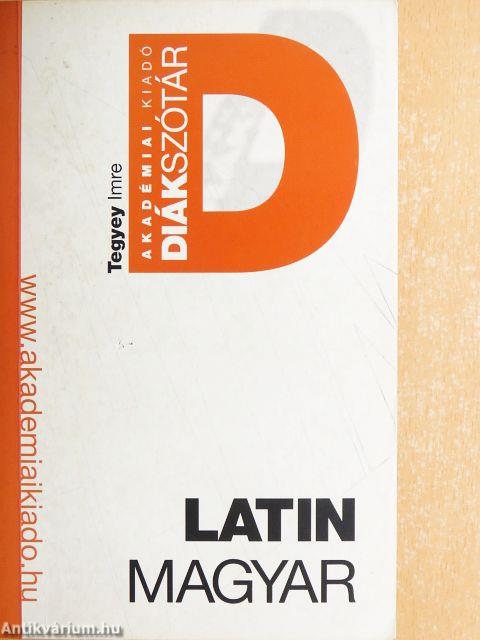 Latin-magyar diákszótár