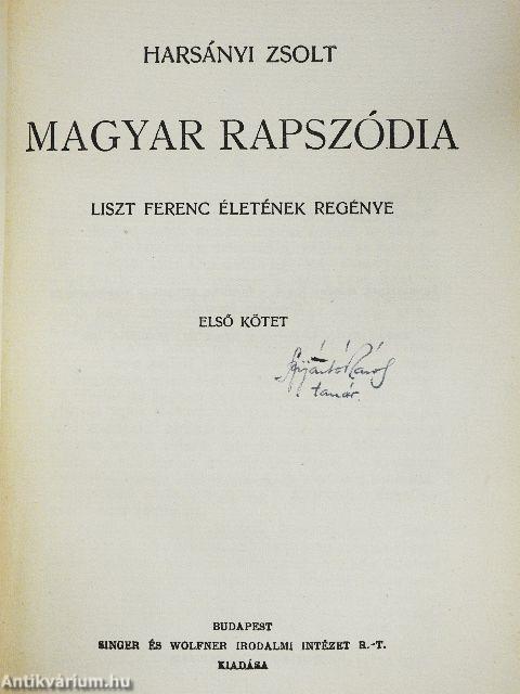 Magyar rapszódia I-IV.