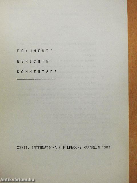 XXXII. Internationale Filmwoche Mannheim 1983