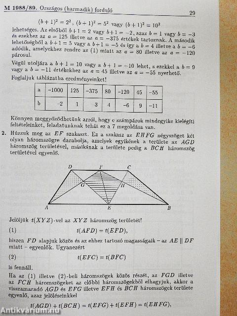 Varga Tamás matematikai versenyek 1.
