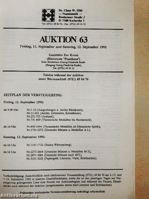 Auktion 63