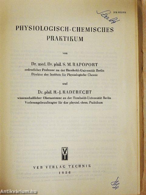 Physiologisch-chemisches Praktikum