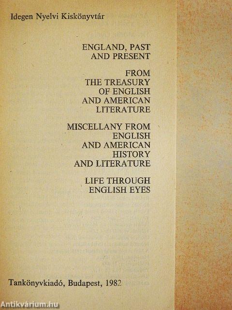 England, past and present/From the English-speaking World/Life through English Eyes