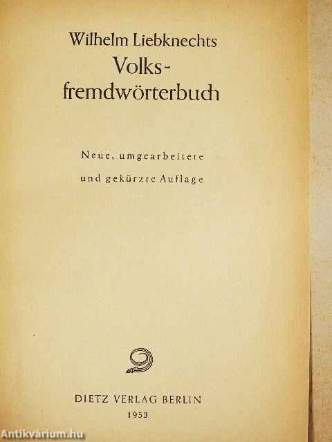 Volksfremdwörterbuch