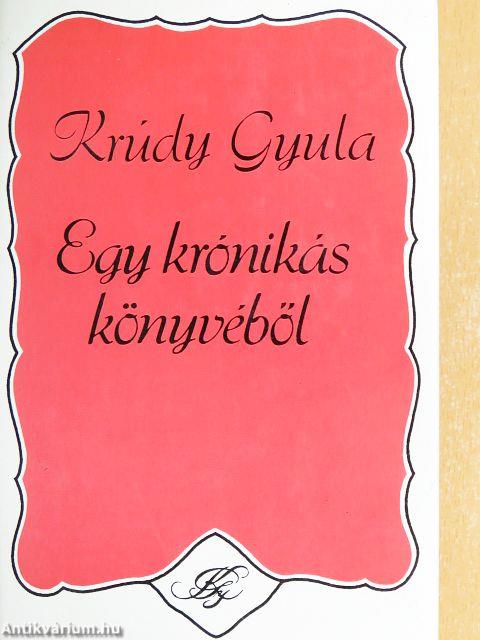 Egy krónikás könyvéből