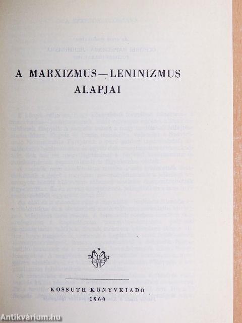 A marxizmus-leninizmus alapjai