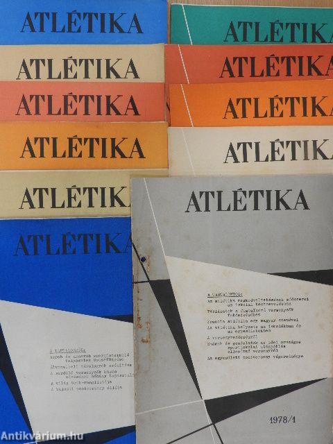 Atlétika 1978. (nem teljes évfolyam)