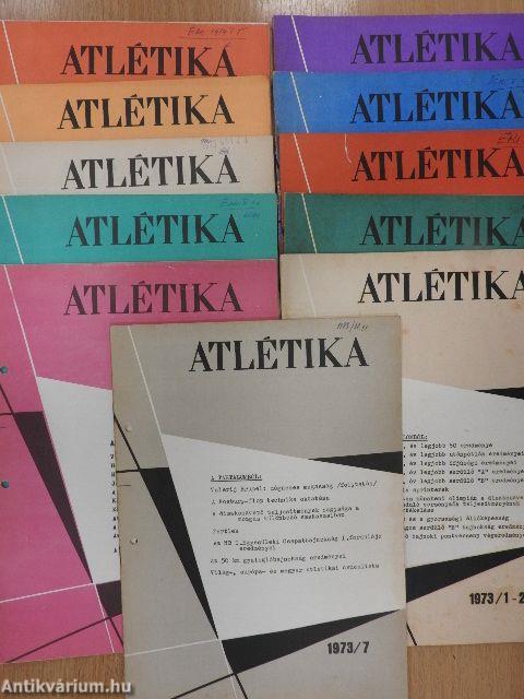 Atlétika 1973. január-december