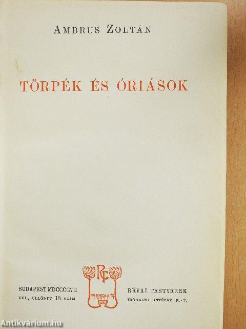 Törpék és óriások