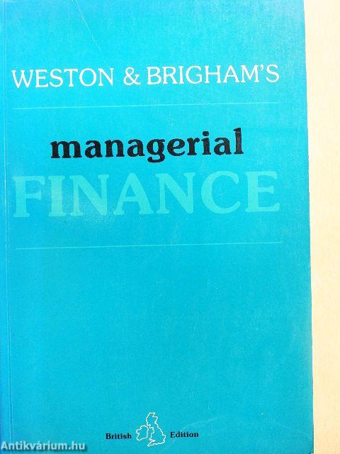 Managerial Finance