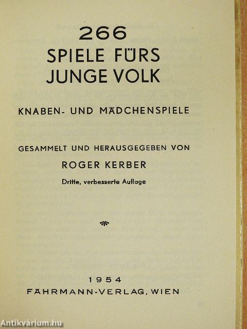 266 Spiele fürs junge Volk