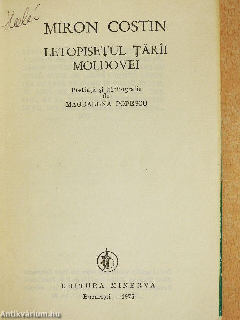 Letopisetul Tarii Moldovei