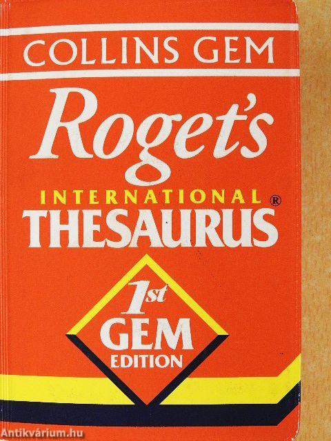 Roget's International Thesaurus