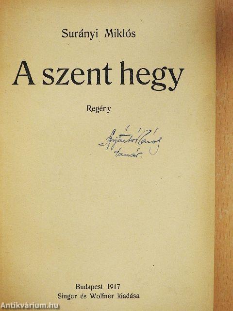 A szent hegy