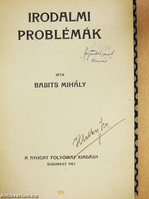 Irodalmi problémák