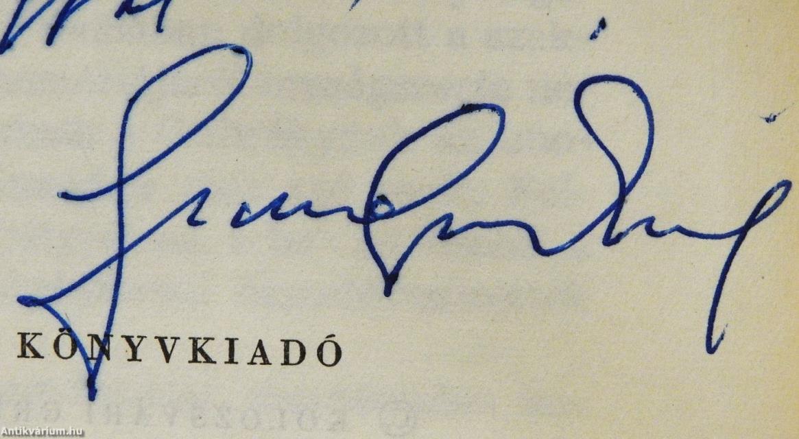 Csendes rév a háztetőn (dedikált példány)