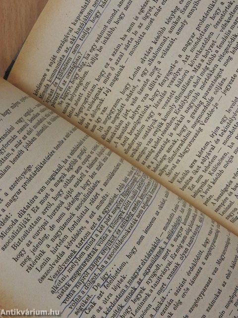 Dokumentumok a magyar párttörténet tanulmányozásához II.