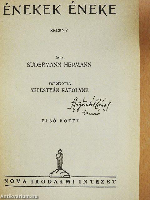 Énekek éneke I-II.