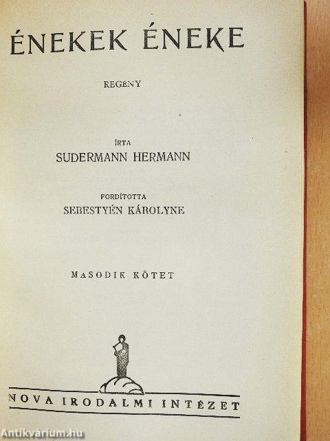 Énekek éneke I-II.