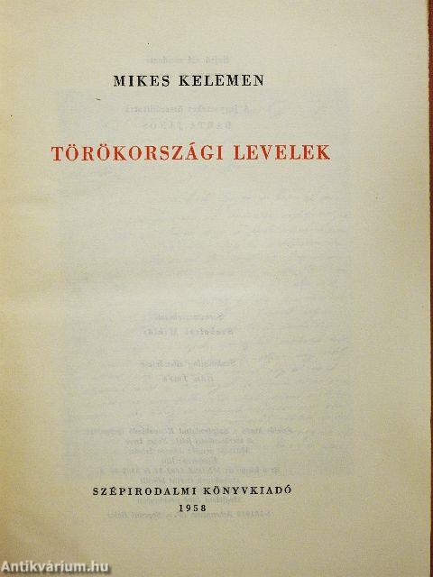 Törökországi levelek