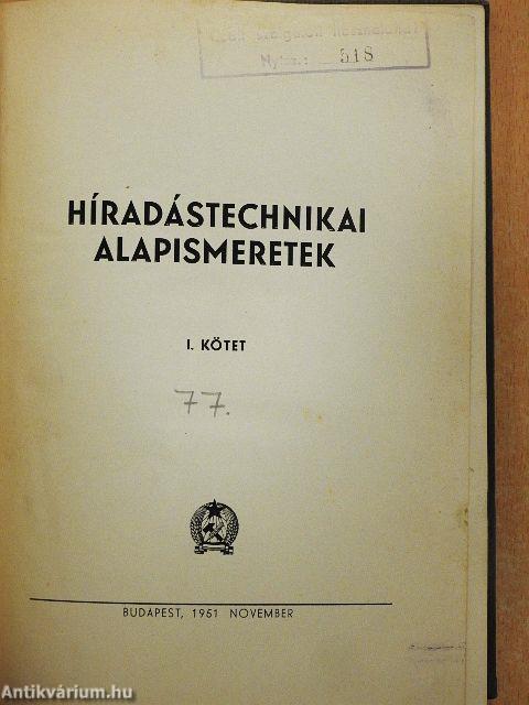 Híradástechnikai alapismeretek I.