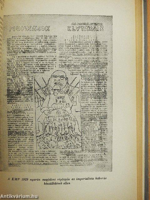 Dokumentumok a magyar párttörténet tanulmányozásához III.