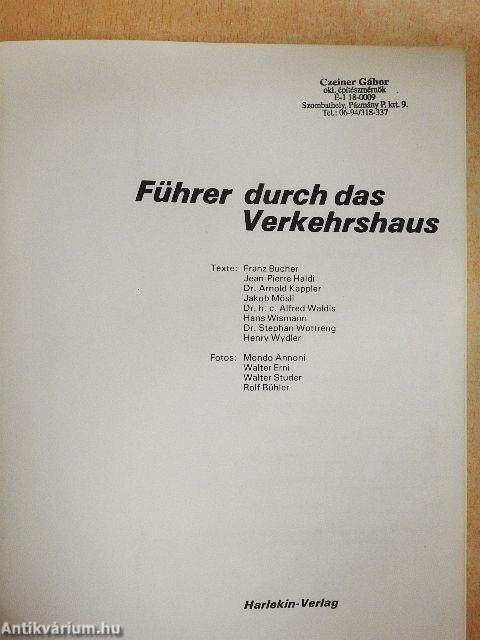 Führer durch das Verkehrshaus