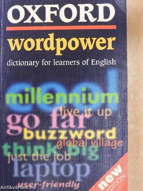 Oxford Wordpower Dictionary