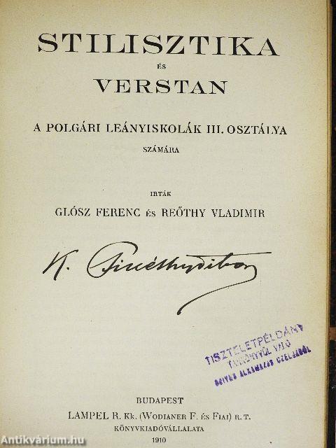 Módszeres magyar nyelvtan mondattani alapon/Stilisztika és olvasókönyv/Stilisztika és verstan/Stilisztika, verstan és retorika