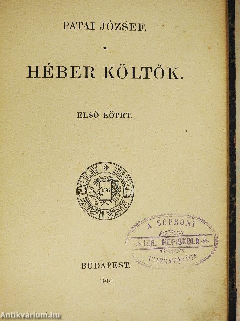 Héber költők I.