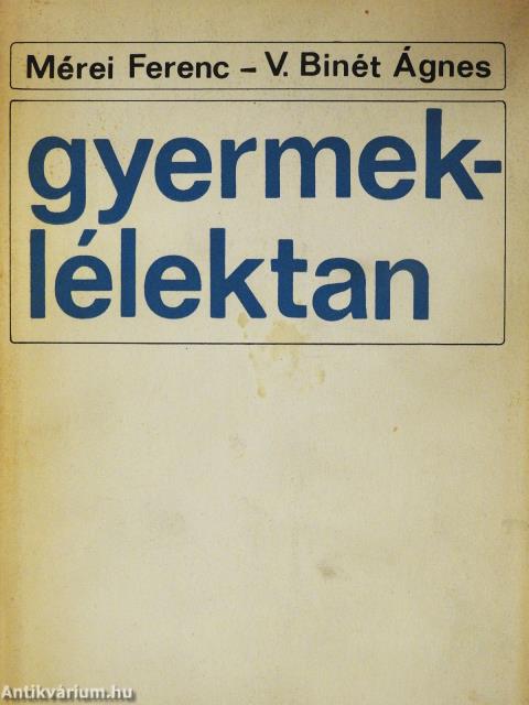 Gyermeklélektan (dedikált példány)