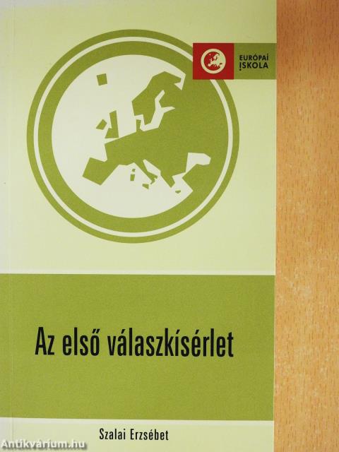 Az első válaszkísérlet (dedikált példány)