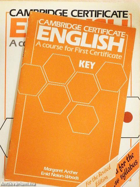 Cambridge Certificate English