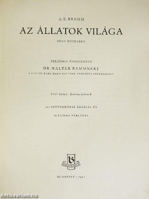 Brehm - Az állatok világa I-IV.