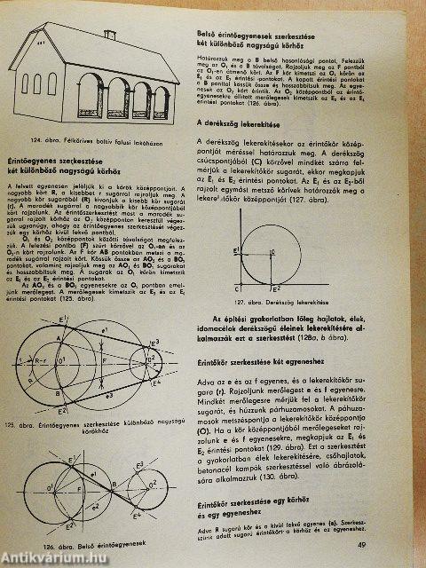 Építőipari szakrajz és rajzolvasási példatár