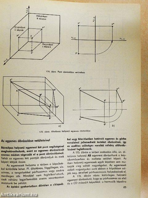 Építőipari szakrajz és rajzolvasási példatár