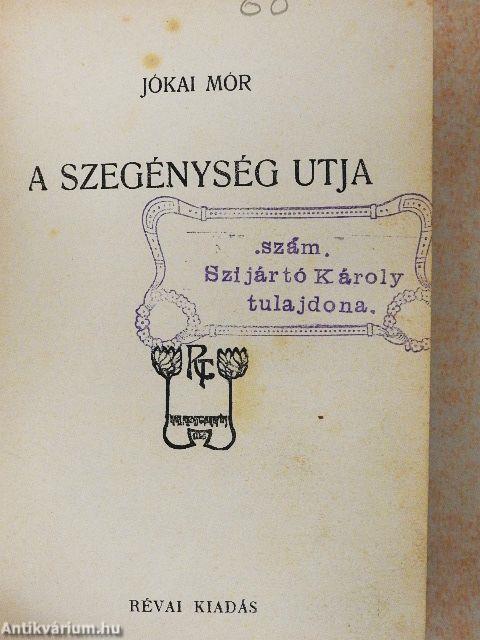 A szegénység utja/Páter Péter