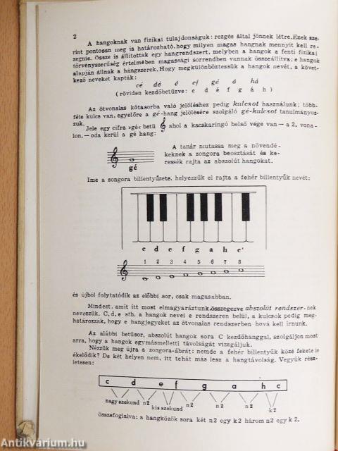 A zenei írás-olvasás módszertana II.